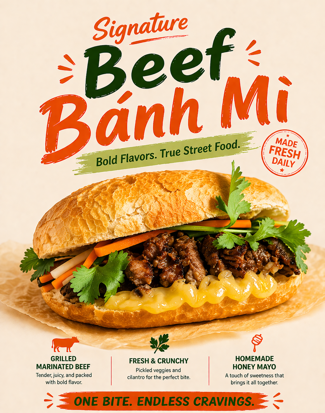 $16 Bò Bánh Mì